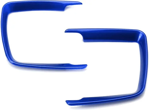 Vista 2 de iJDMTOY 2 interruptores de luz azul que rodean los adornos decorativos compatibles con BMW 2 3 4 Series X5 X6 (F22 F30 F31 F32 F33 F15 F16)