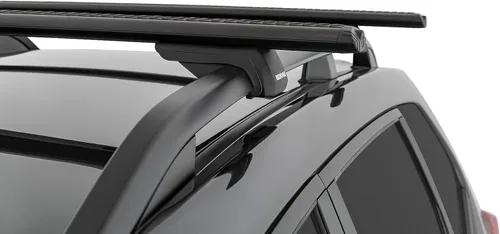 Vista 3 de Rhino-Rack - Kit completo de barras transversales con patas para más de 90 vehículos con rieles de techo elevados, el kit es SX100 patas de bloqueo
