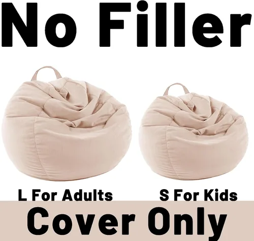 Vista 6 de LPMOERA Funda para Silla Puf de Almacenamiento de Animales de Peluche (Sin Relleno) Para Niños y Adultos. Camas Perezosas para Mascotas