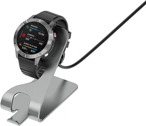 Vista 8 de Cargador compatible con Garmin Venu 3/3S, para Vivoactive 5/4, Forerunner 745/945/935, para Fenix 7/7S/7X/7 Pro/7X Pro Smart Watch Soporte de carga