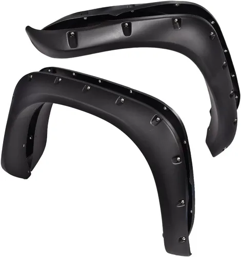 Vista 13 de PIT66 Guardabarros, compatibles con modelos Dodge Dakota Crew Cab 2005-2011 compatibles con Ram Dakota Crew Cab Pickup 2011 Smooth Matte Wheel