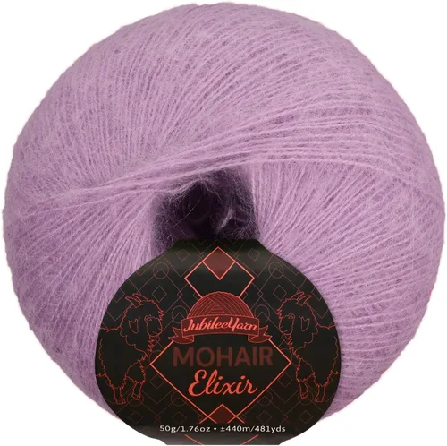 Vista 75 de JubileeYarn Mohair Elixir Yarn - 50g/Skein Baby Wool Blend - Cosmopolitan - 1 Skein