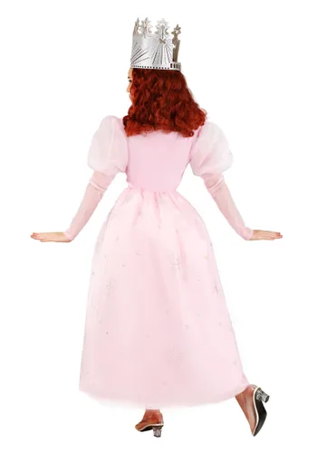 Vista 2 de Disfraz de bruja Glinda para mujer talla plus - El Mago de Oz Multicolor