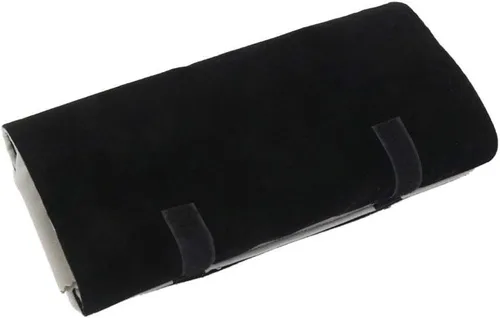 Vista 7 de rosenice Bolsa de rollo de joyería, organizador de joyas de viaje para aretes, collar y anillo
