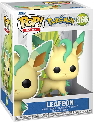 Vista 2 de Funko Pop Games: Pokemon - Leafeon - Figura de vinilo coleccionable - Idea de regalo - Producto oficial - Juguetes para niños y adultos - Fans