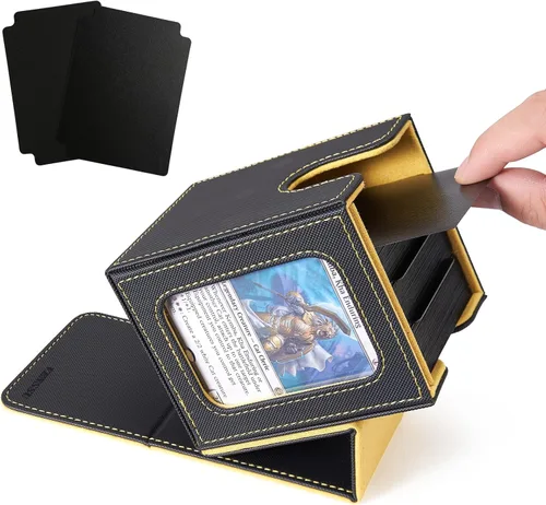 Vista 20 de Venssu Angel Themed MTG Deck Box with Commander Display (White and Grey)