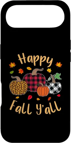 Vista 27 de Happy Fall Y'all Leopard Pumpkin Autumn Season Women Girls Case for iPhone 17