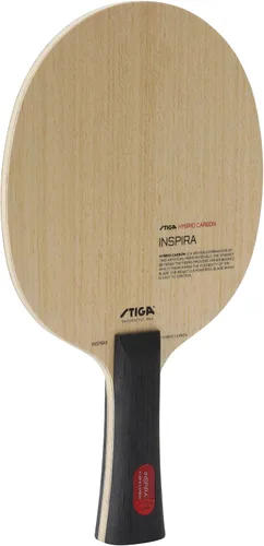Vista 2 de STIGA Inspira - Cuchilla de tenis de mesa híbrida de carbono, cuchilla profesional ofensiva con máximo control y potencia