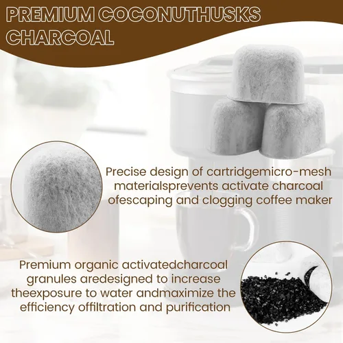 Vista 6 de Soporte para filtro de agua y 3 filtros de agua para cafeteras Keurig serie 2.0 compatible con K-Supreme Series, K-Express, K-Slim, K-Elite, K-Duo