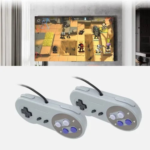 Vista 9 de Vicue Mando a distancia para Super Nintendo SNES System 2pcs