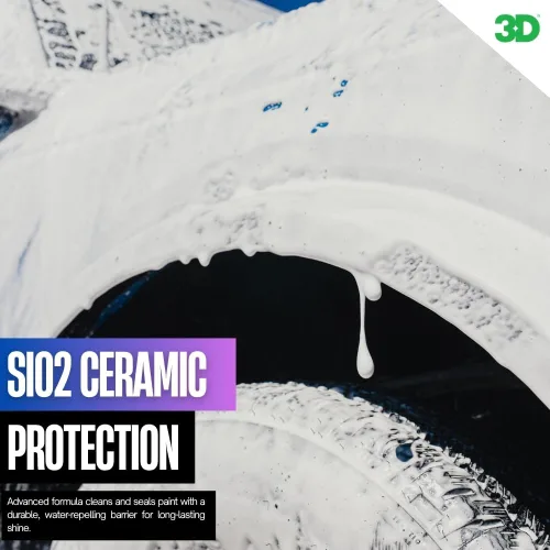 Vista 5 de 3D Wash N Wax Jabón de lavado de autos – pH equilibrado, fácil de enjuagar, jabón libre de arañazos con protección de cera – 16 onzas