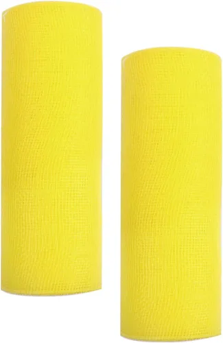 Vista 78 de YYCRAFT Paquete de 2 cintas de malla de polímero metálico de 6 pulgadas (total 20 yardas, verde manzana)