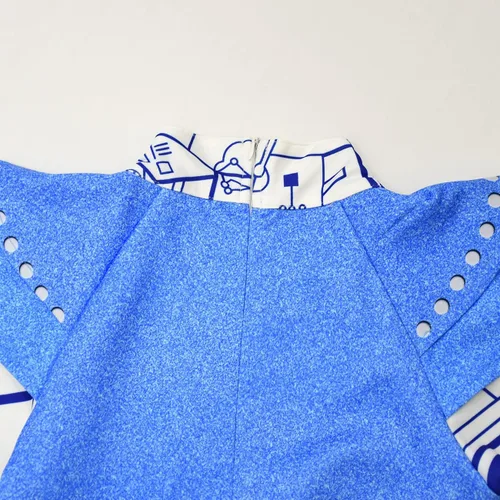Vista 4 de Mukola Disfraz de extraterrestre zombi para niños vestido de película para niñas vestido elegante de Halloween fiesta de cosplay de 3 a 12 años