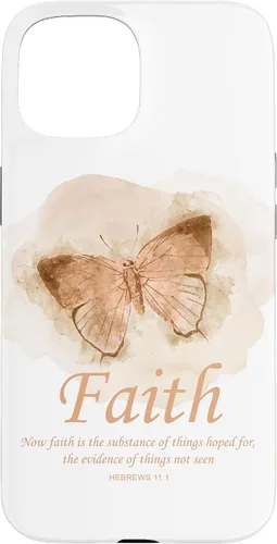 Vista 6 de Faith Bible Verse: Women’s Christian Hebrews 11:1 Quote Case for iPhone 17