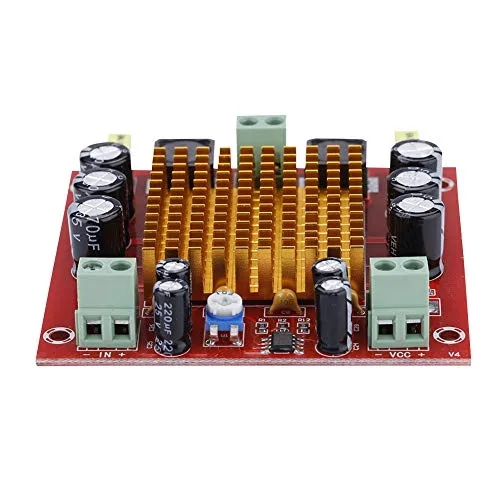 Vista 9 de TPA3116D2 Placa de amplificador mono de 150 W Módulo de audio de potencia digital para altavoces DIY, AMP estéreo de un solo canal con protección