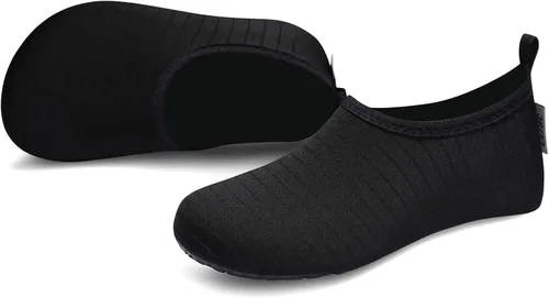 Vista 5 de VIFUUR - Zapatos para deportes acuáticos, calcetines acuáticos, de secado rápido, para yoga, con sensación de andar descalzo, sin cordones