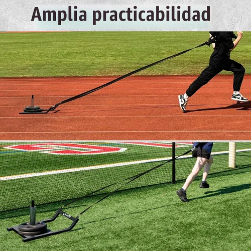 Vista 2 de GanFindX Workout Weight Sled for Speed & Athletic Strength Training