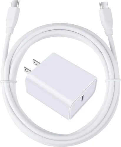 Vista 9 de Cargador de pared USB C, cable de carga rápida PD de 20 W para Samsung Galaxy S25 S24 S23 S22 S21 S20 FE A16 A15 5G A14 A21, Google Pixel 10 9 Pro