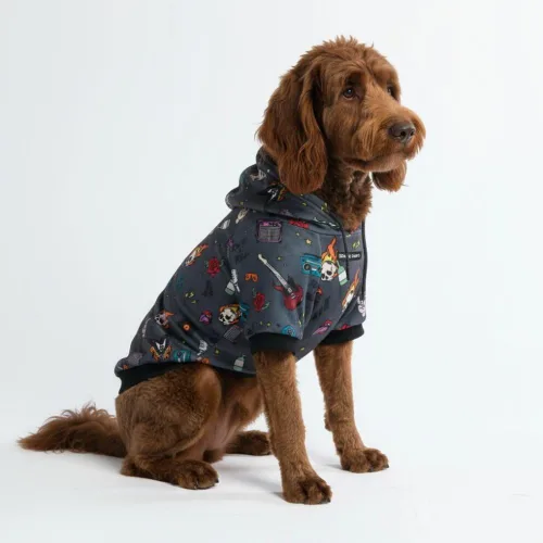 Vista 93 de Spark Paws Sudadera con capucha para perro, suéter de primera calidad para perros pequeños, medianos y grandes Trajes cálidos para bulldogs