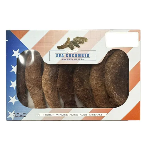Vista 17 de DOL Wild Alaska Red Sea Pepino 9-12pcs 7-9 años 9-12 (pepino de mar seco)- en caja grande 8oz/caja Caja Grande-8 onzas