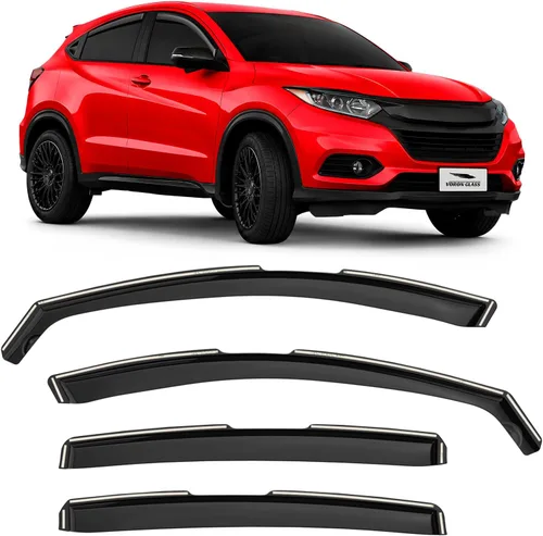 Vista 35 de Voron Glass in-Channel Rain Guards for Chevy Equinox 2018-2024 Para Equinox 18-24