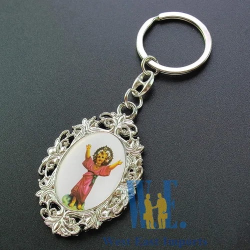 Vista 7 de 12 llaveros de metal personalizados para niño divino Jesús – Grabado Metal Bautismo Favor/Presentación de 3 años/Recuerdos de Bautizo/Divino Nino