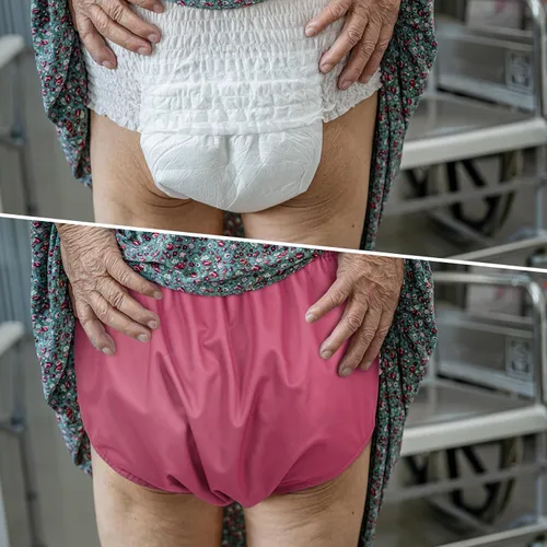 Vista 4 de 6 Piezas Ropa Interior de Incontinencia a Prueba de Fugas para Adultos para Mujeres y Hombres, Calzoncillos de Cobertura Tipo Calzón, Calzones