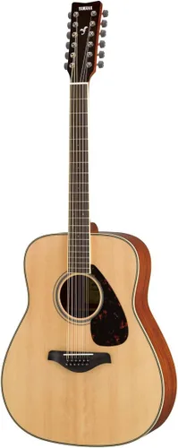 Vista 9 de Yamaha fg820 Guitarra Acústica, color natural, Natural