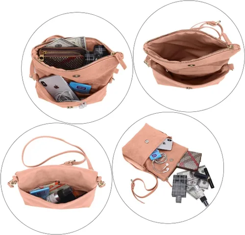 Vista 4 de Gladdon Bolsos cruzados para mujer, bolso cruzado de hombro