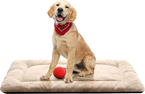 Vista 49 de Alfombrilla de cama para jaula de perro para perros extra pequeños. Cama de jaula de perro ultra suave. Alfombrilla de perrera lavable y Rosa