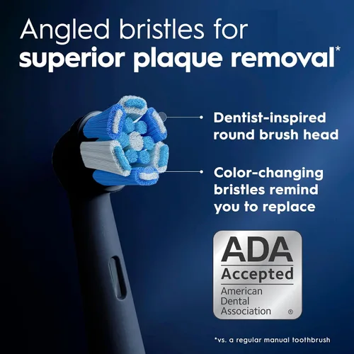 Vista 6 de Oral-B iO Ultimate Clean Cabezales de cepillo de repuesto, 5 unidades, 4 Ultimate Clean + 1 Encías y Sensible Negro