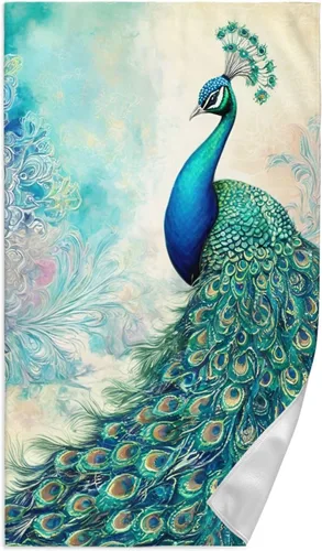 Vista 24 de Dujiea Toalla de playa de microfibra, toallas de baño grandes con diseño floral de caballo 3D para mujeres y hombres, toallas de baño de secado