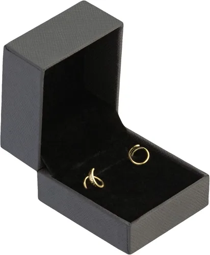 Vista 6 de Women's Stud Earrings Cross Chain Earrings Zircon Geometry Silver Earrings with S925 Silver Needle 14K Gold Plated Small Simple Spiral Thread