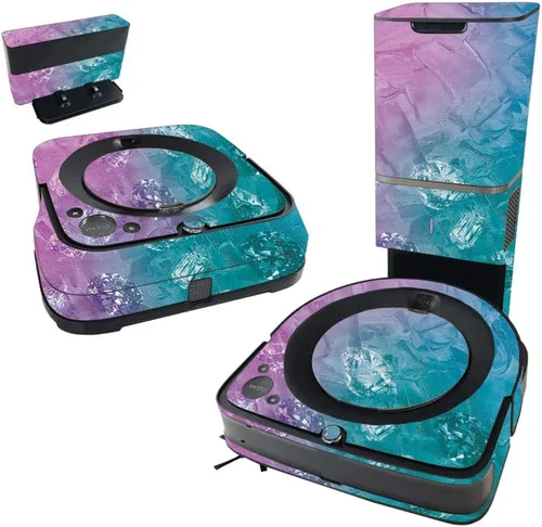 Vista 13 de MightySkins Skin compatible con iRobot Roomba s9+ Vacuum & Braava Jet m6 Bundle – Blue Canyon Cubierta de vinilo duradera y única Fácil