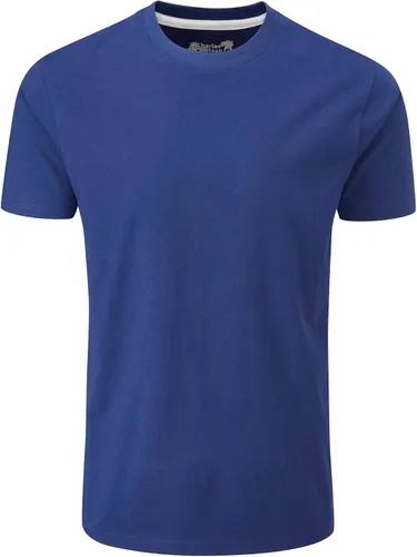 Vista 3 de Charles Wilson Paquete de 5 camisetas lisas de cuello redondo de peso medio para hombre