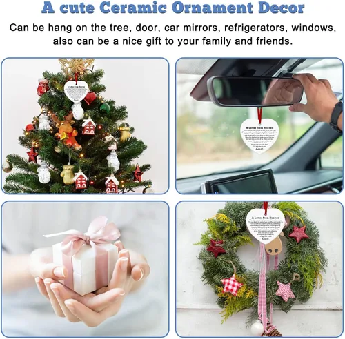 Vista 2 de Regalos de condolencias por la pérdida de mamá, adornos navideños, regalos conmemorativos de recuerdo por la pérdida de madre, papá, hija, hijo