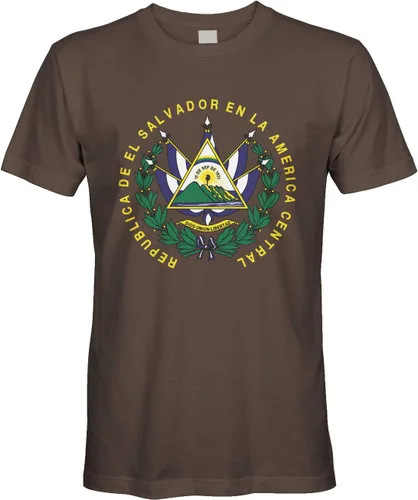 Vista 9 de Cybertela Camiseta de hombre Escudo de Armas de El Salvador