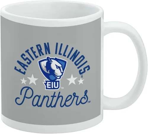 Vista 477 de Taza de cerámica con el logotipo principal de la Universidad Rider, taza de regalo novedosa para café, té y bebidas calientes, 11oz, blanca