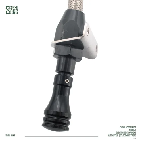Vista 5 de Compatible con TH350 350 Turbo 350 350 Flexible Acero Inoxidable Varilla de Transmisión Montaje de Cortafuegos Inoxidable