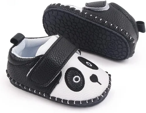 Vista 2 de Lidiano. - Zapatos de suela suave de hule antideslizante para bebé, diseño de dibujos animados, para la casa y para exteriores.