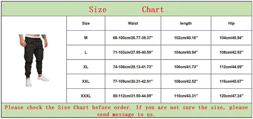 Vista 6 de Vickyleb Cargo Pants for Men Joggers, Men's Sweatpants Big and Tall Jogger Athletic Baggy Workout Pants