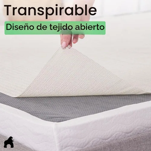 Vista 4 de Gorilla Grip - Agarre antideslizante para colchón, tapón deslizante, 36 x