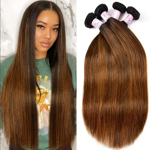 Vista 97 de Beauty Forever Yaki - Extensiones de cabello humano virgen mongol sin procesar, grado 12A, 3 paquetes de cabello humano virgen mongol sin procesar