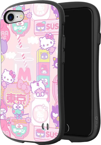 Vista 7 de iFace Funda protectora para iPhone SE (2022/2020) / iPhone 8 / 7 Hello Kitty y sus amigos de primera clase – Bonita funda protectora de doble capa a