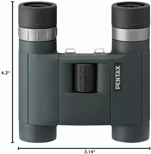Vista 5 de Pentax AD 8x25 WP - Prismáticos adecuados para eventos en vivo al aire libre, viajes o incluso montañismo, color verde