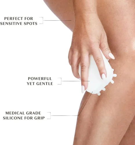 Vista 4 de FasciaBlaster El ProBlaster de Mano de Ashley Black. Herramientas MioFasciales Científicamente Probadas. Masaje Suave con Resultados Efectivos.