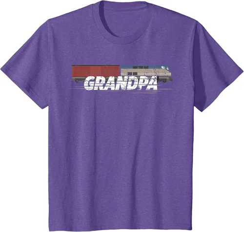 Vista 41 de RC Model Train Shirt Grandpa Train Boxcar HO Scale T-Shirt Negro