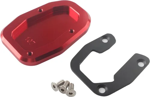 Vista 9 de Soporte lateral antideslizante para ampliar almohadilla para DUCATI DESERT X 2022-2023 Rojo