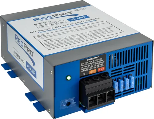 Vista 14 de RecPro - Convertidor de energía RV de 35 amperios y cargador de batería Carga de 4 etapas