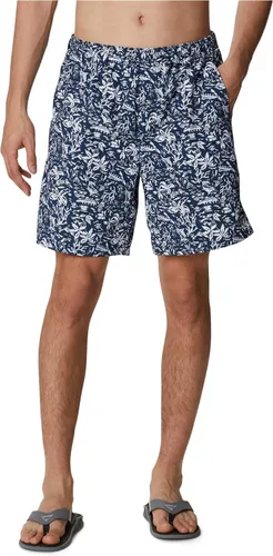 Vista 115 de Columbia Super Backcast - Pantalón corto de agua para hombre Impresión de tinte negro